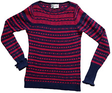 Jaeger Boutique Jumper Knit Designer Pullover Cashmere Wool Angora Autumn Winter