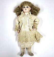 Antique Reproduction E10J Jumeau Bébé Doll 20" – by Chris Mol – Soft Body
