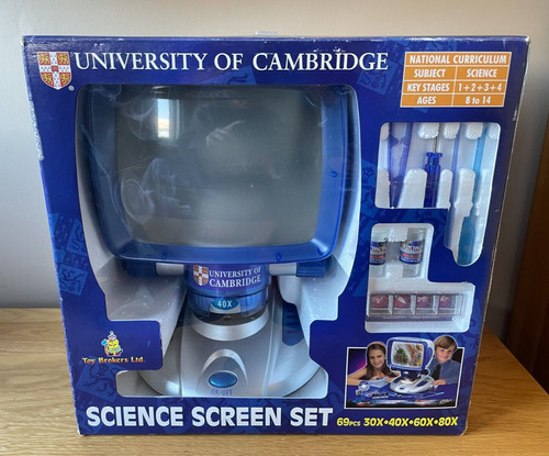Science screen set microscope - science,