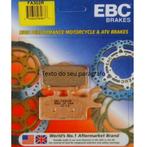 Fa302r ebc premium brake - fa302r,