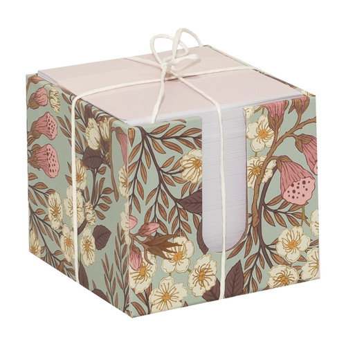 Foxglove floral memo block - foxglove,
