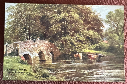 Antique postcard elstead - postcard,