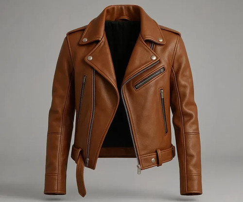 Handmade brown sheep - brown, leather