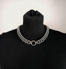 Brazen Bull Handmade Half Persian Chainmail Necklace For Interchangeable Pendant
