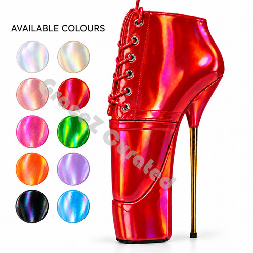 22cm metal stiletto - metal,