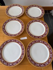 6 Waterside Fine China Red &