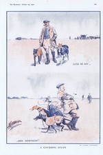 COURSING Lead us not into Temptation - Antique Print 1922