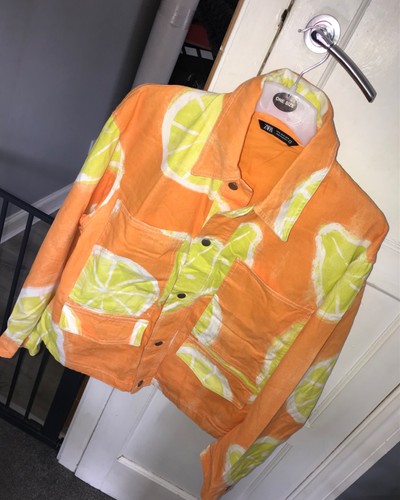 Mens orange lemon zara - &,