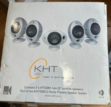 KEF HTS2001 2005.2 Speakers - 5 Silver "egg" speakers