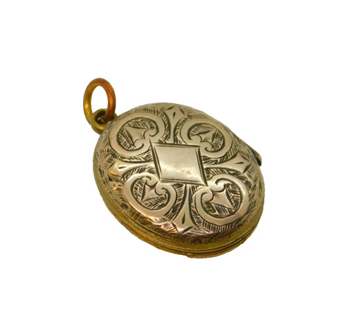 Victorian rolled gold floral - victorian,