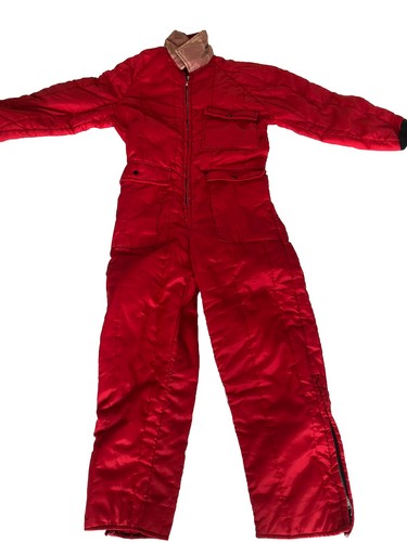 Red snowmobile suit waist - red,