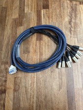 25 Pin D Sub to XLR male. 5m