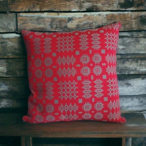 Welsh tapestry cushion - tapestry, 16"
