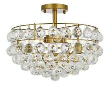 Crystal Chandelier Flush Mount
