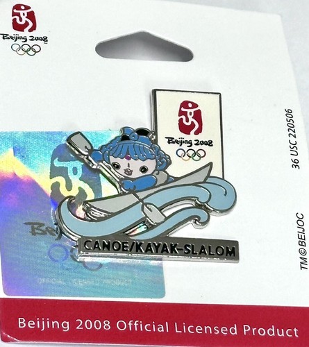 2008 olympic pin - canoe, kayak
