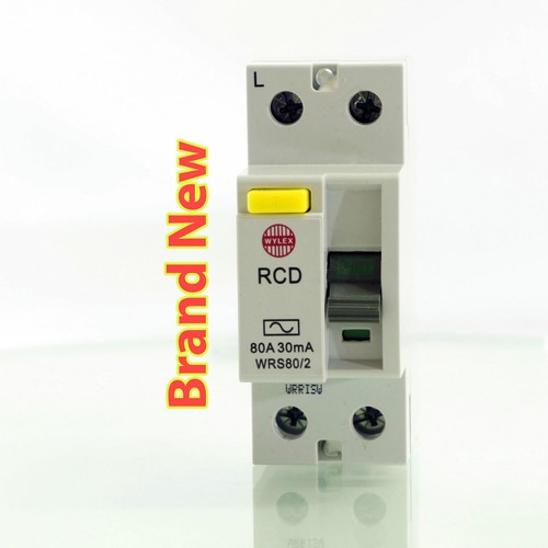 Wylex 80a 30ma rcd - 30ma, wrs80/2
