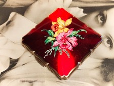 Stratton square metallic red