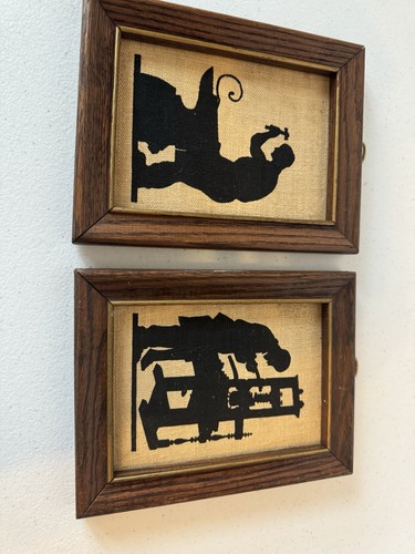 Set antique silhouette - 2,