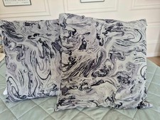 Pair of DFS Churchill Trafalgar Marble Scatter Cushions - Large 50 x 50 cm