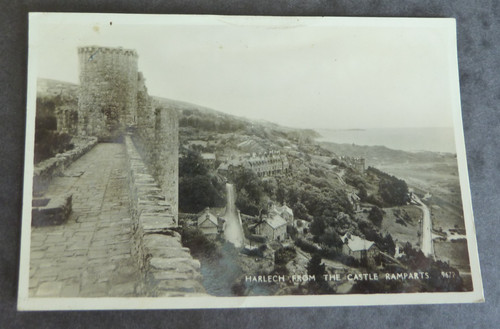 Harlech from the - harlech, castle