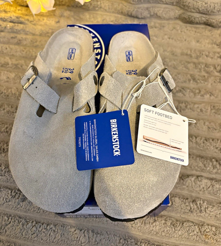 Birkenstock boston grey - birkenstock,