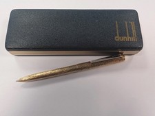 9CT GOLD DUNHILL PEN WITH CASE