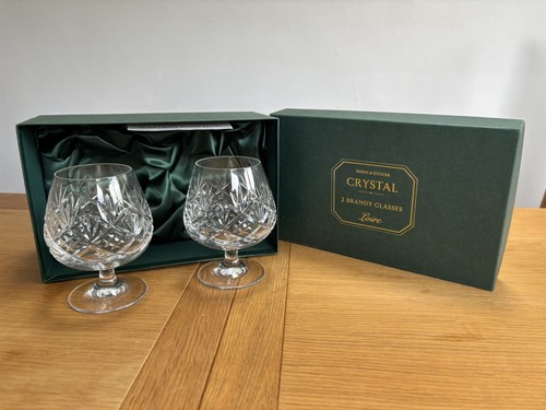 Crystal brandy glasses x - s,