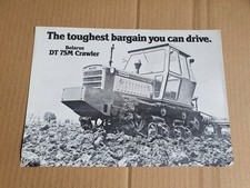 Belarus DT75M crawler original UK market English tractor sales brochure 1970s