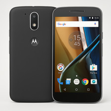 Motorola Moto G4 Black Unlocked 16GB 5.5" 2GB RAM Android Smartphone