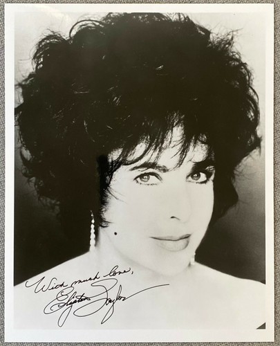 Elizabeth taylor signed - taylor,