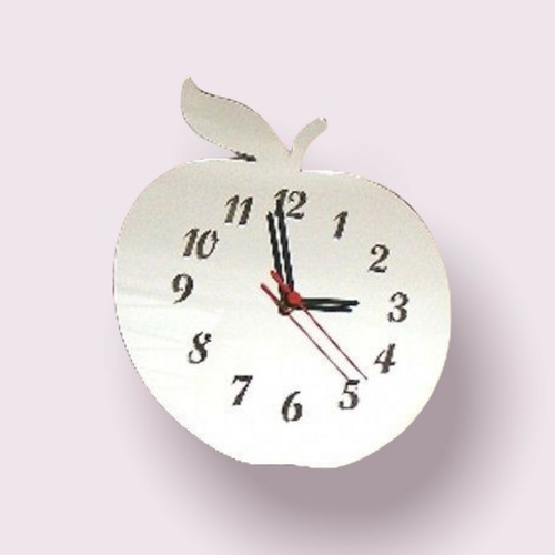 Apple shaped clocks many - apple,