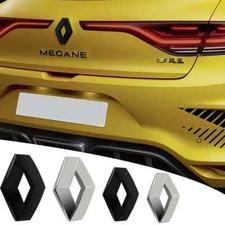 Car Front Radiator Grille Badges Rear Trunk Emblem Covers Sticker For Renault