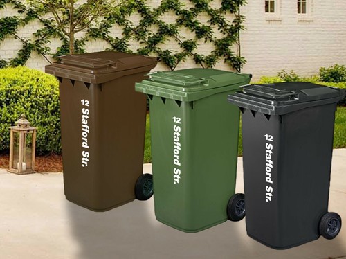 Wheelie bin numbers - wheelie,