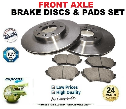 Front axle brake discs and - front,