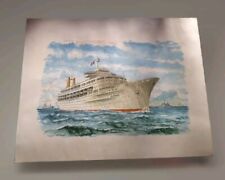 S S Canberra P&O Cruises Print