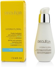 Decleor Hydra Floral SPF30 Anti-Pollution Hydrating Fluid 50ml New & Boxed