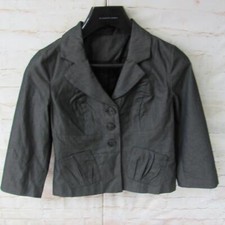 WOMENS TOP SHOP STRETCH SHORT BLAZER/JACKET UK SIZE 10 SKU NC09635]