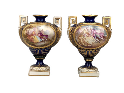 Matching pair sèvres style - pair,