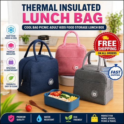 Thermal insulated lunch bag - insulated,