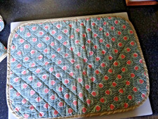 Vintage Placemats Set Of 4+ Quilted Fabric Retro 1970s