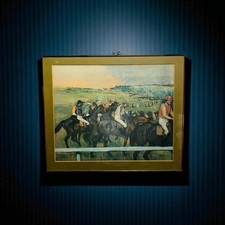 Edgar Degas Vintage Horse Racing Framed Print 64cm x 54cm