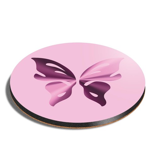 Round mdf coaster pretty - round,