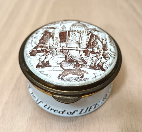 Staffordshire enamels lidded - staffordshire,