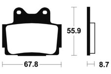 For YAMAHA SRX 600 - Front