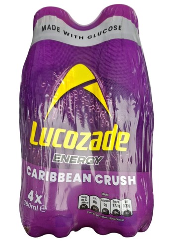 Lucozade caribbean crush 380ml - lucozade,