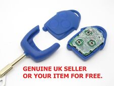 fits Ford Transit 2006-2014 MK7 3 Button Blue Remote locking Key Fob 6CIT15K601