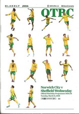Football Programme NORWICH