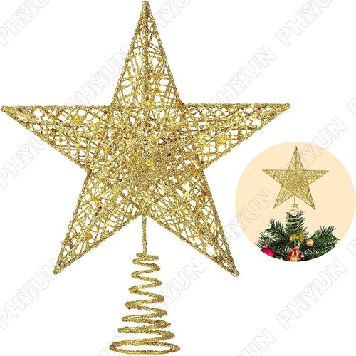 15cm glitter star christmas - 15cm,