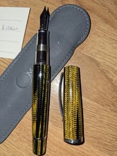 Omas Bologna Burkina Fountain Pen & Rollerball Set – Rare Celluloid – Unused