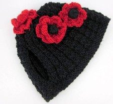 2 Cup Hand Knitted Black